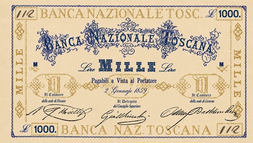 Italia 1000 lire banca - -,