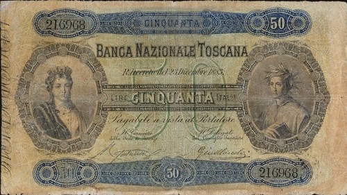 Italia lire banca - 50,