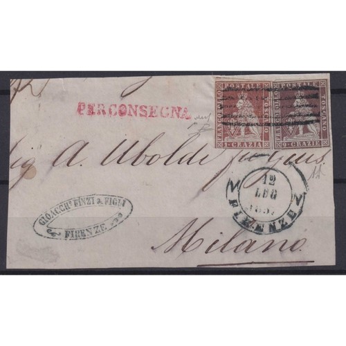 Toscana 1851 mista crazia - 1, +