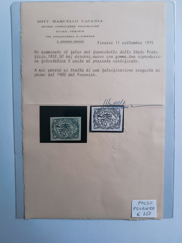 Antichi stati pontificio 1852 - ,