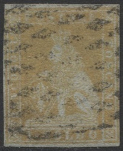 Toscana 1851 soldo giallo - 1,