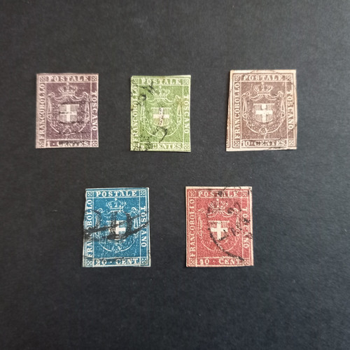 Toscana 1860 stemma savoia - 1860/, di