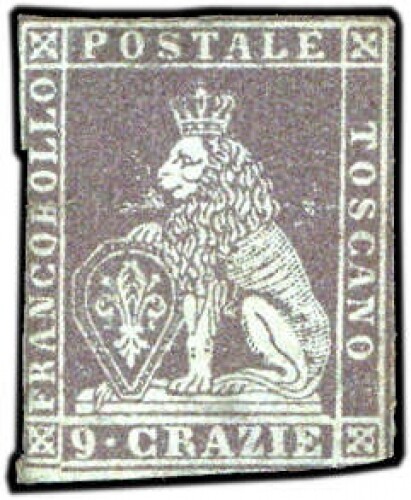 1851 italia stati - italia, toscana