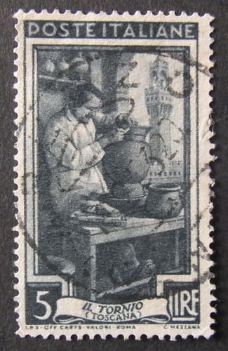 Italia 1950 ceramista - italia,