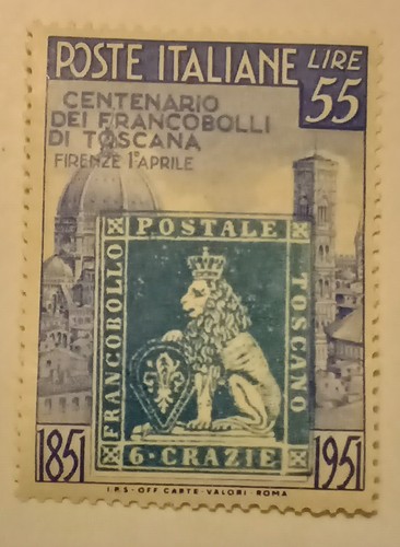 1951 italia toscana lire - toscana, 55