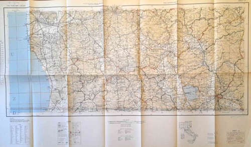 Carta geografica 1943 esercito - 1943,