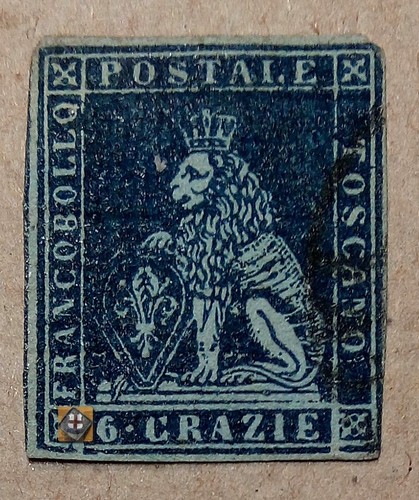 1851 italia toscana 7 - -, mi.7