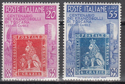 Italia 826 827 francobolli - italia, 826-827**