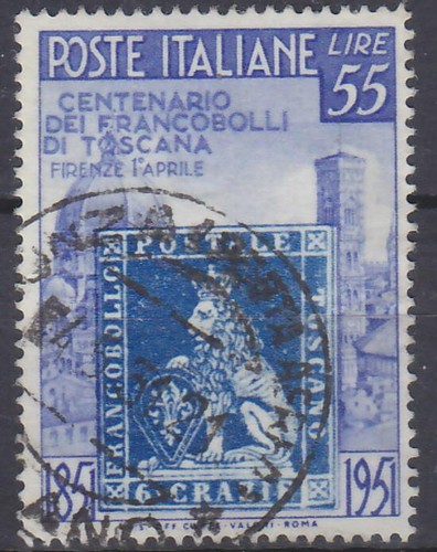 Italia 1951 francobollo - italia,