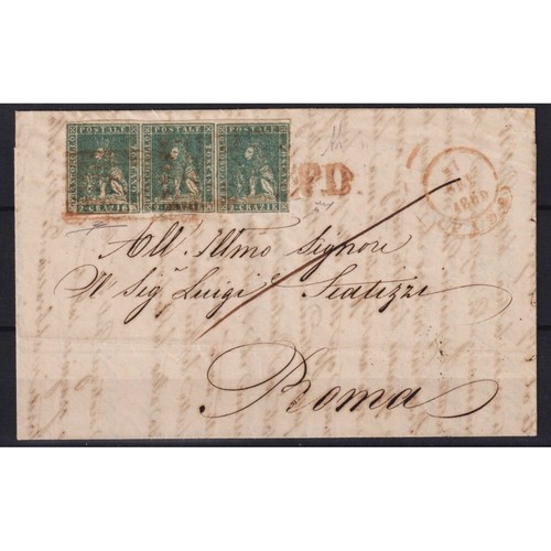 Toscana 1857 striscia crazie - 1857,